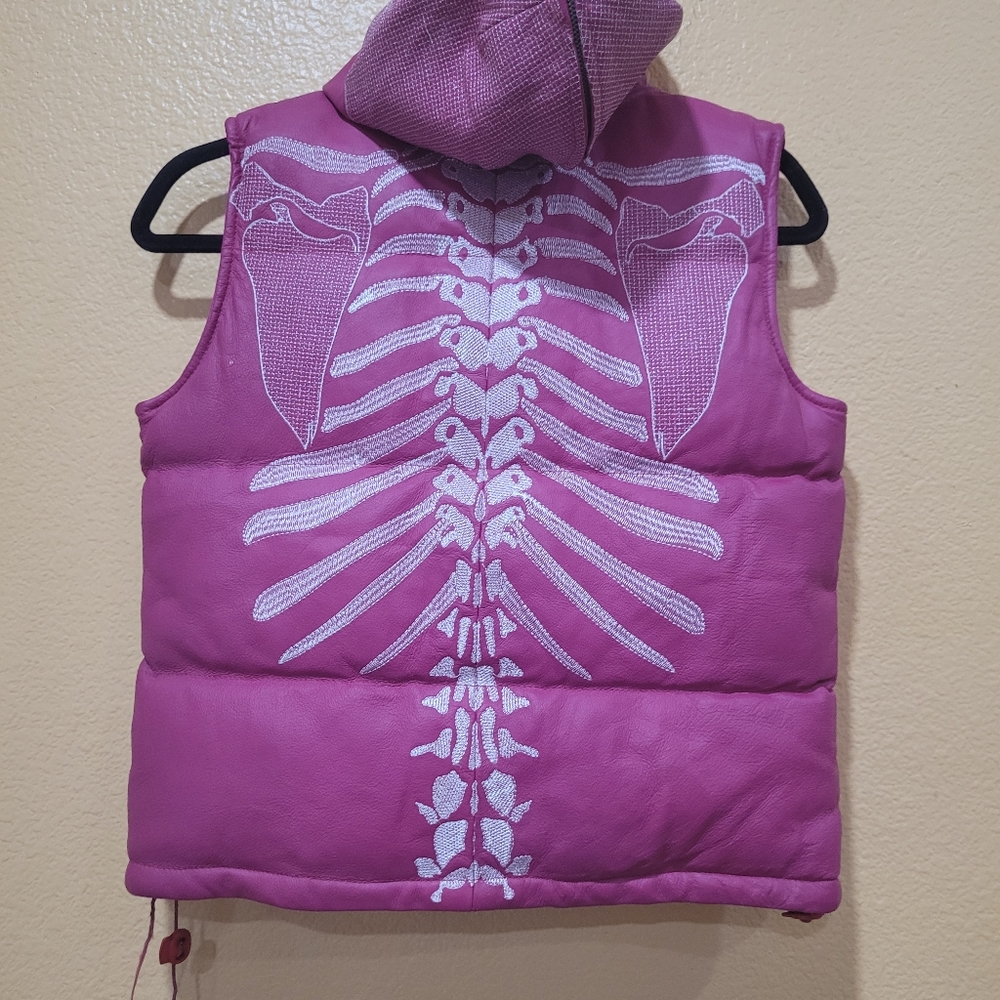 East side outerwer puffed leather vest